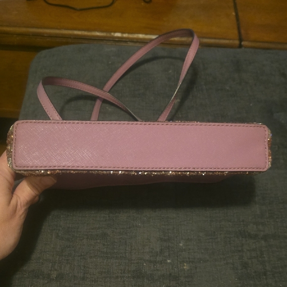 Kate Spade Rose Glitter Crossbody Bag - Picture 6 of 7